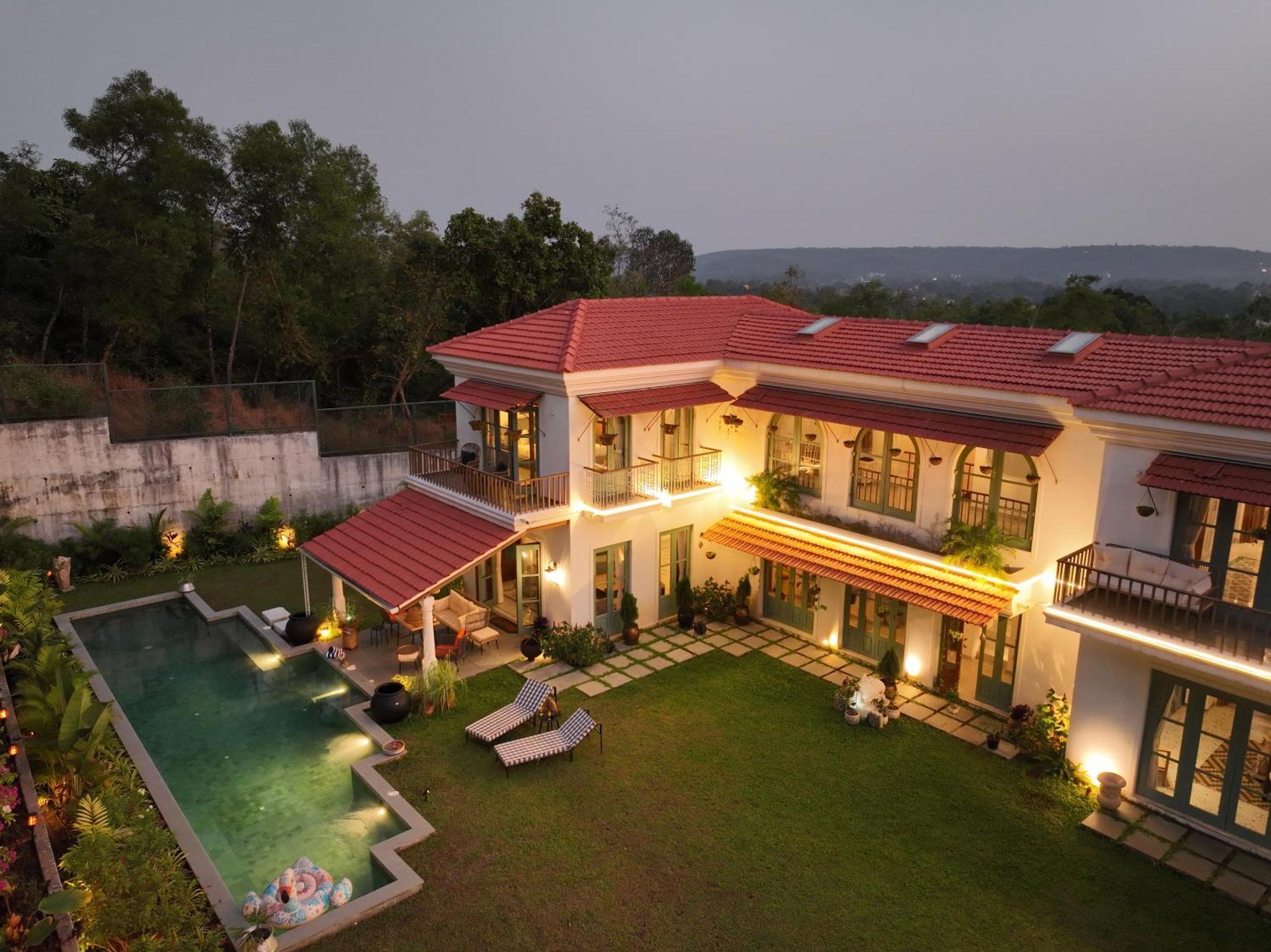 Casa Azul- Luxury 4Bhk Assagao With Private Pool Villa Vagator Luaran gambar